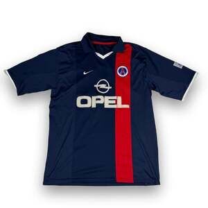 VINTAGE Y2K ‘97/‘98 PSG Home Football Shirt Jersey Nike Opel